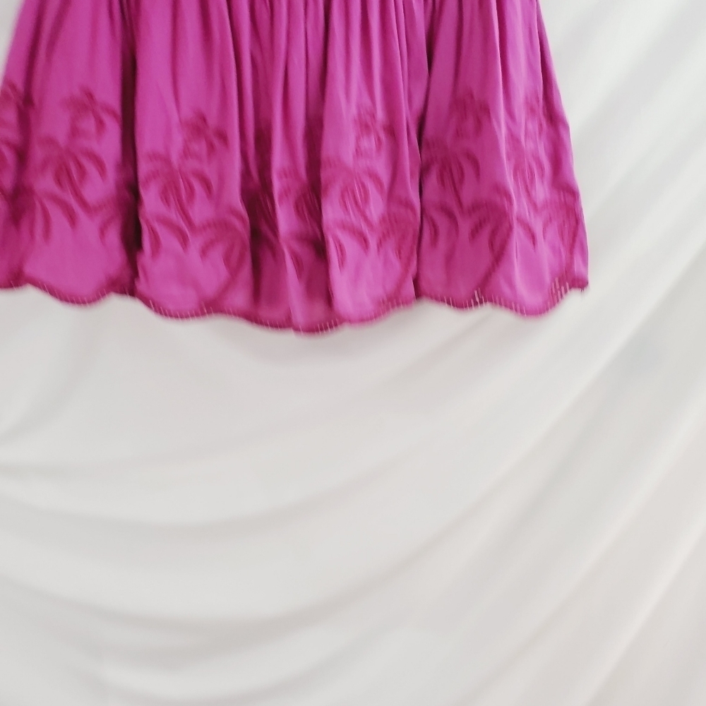 JUICY COUTURE Girls Purple Eyelet FLOWY LOGO LINED SKIRT size 14 (A-6) - Picture 6 of 13